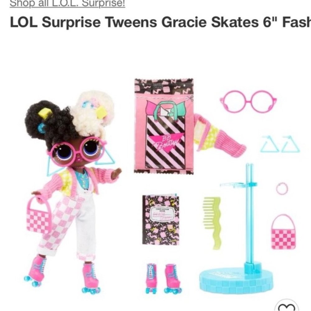 LOL Surprise Tweens Gracie Skates with 15 Surprises